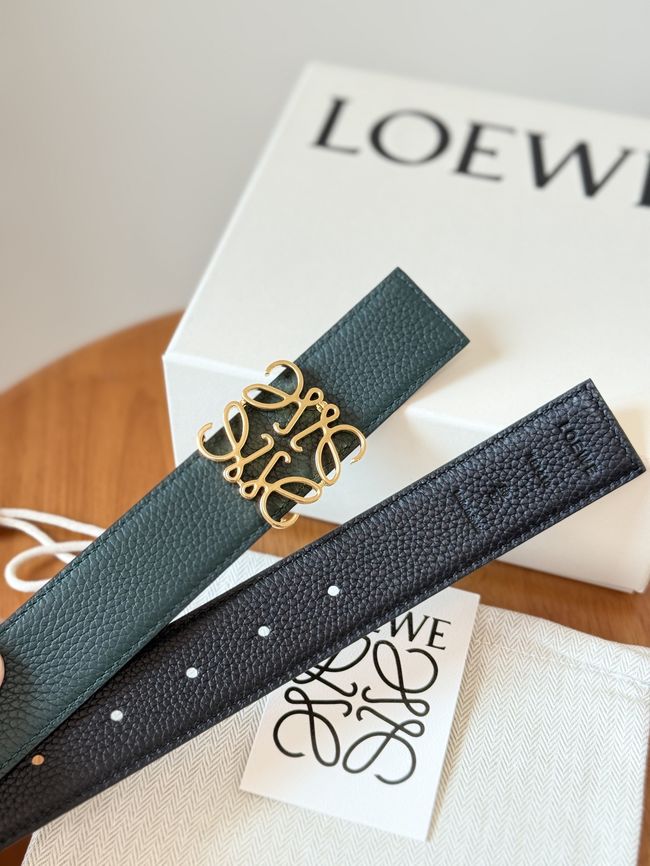 Loewe Cowhide Double-Sided Anagram Belt 35MM 26X03-5 Loewe Cowhide Double-Sided Anagram Belt 35MM 26X03-5