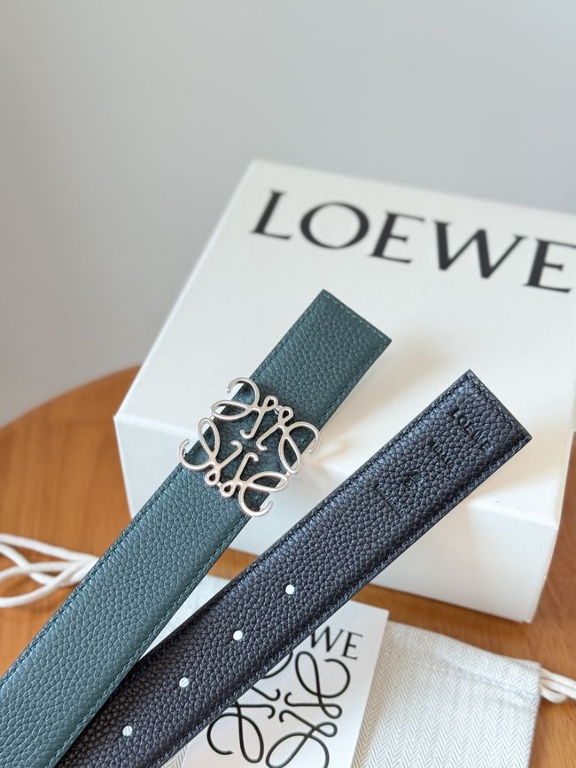 Loewe Cowhide Double-Sided Anagram Belt 35MM 26X03-6