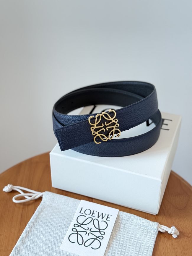 Loewe Cowhide Double-Sided Anagram Belt 35MM 26X03-7 Loewe Cowhide Double-Sided Anagram Belt 35MM 26X03-7