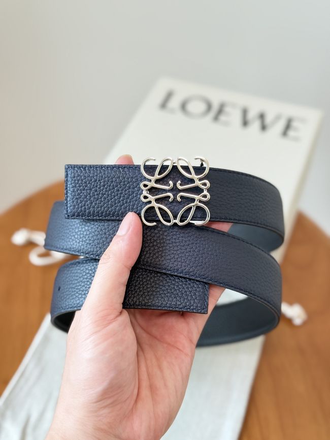 Loewe Cowhide Double-Sided Anagram Belt 35MM 26X03-8 Loewe Cowhide Double-Sided Anagram Belt 35MM 26X03-8