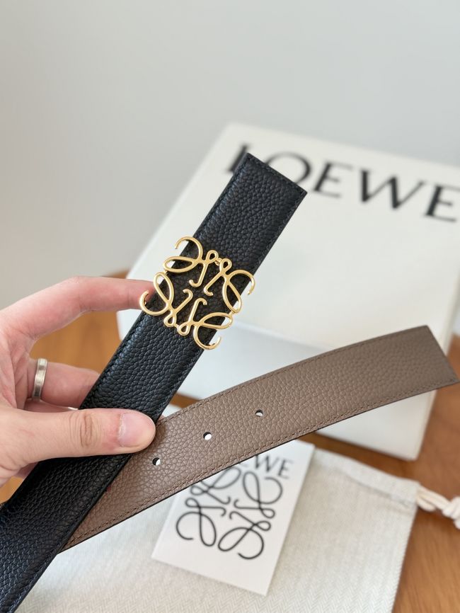 Loewe Cowhide Double-Sided Anagram Belt 35MM 26X03-9 Loewe Cowhide Double-Sided Anagram Belt 35MM 26X03-9