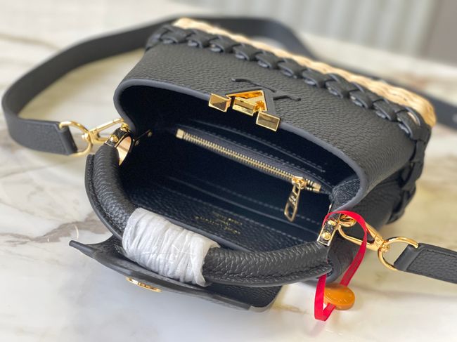 Louis Vuitton Capucines Mini M24977 black Louis Vuitton Capucines Mini M24977 black