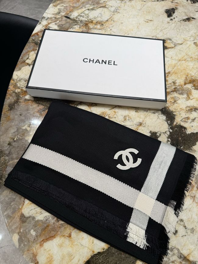 Chanel Wool and Silk Shawl AAC076-1