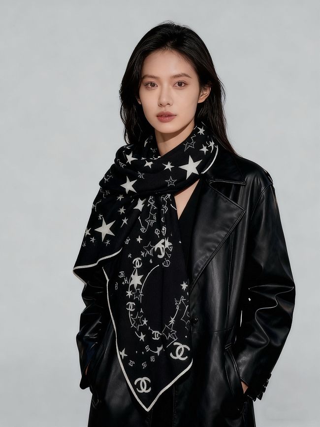 Chanel Wool and Silk Shawl AAC493-2