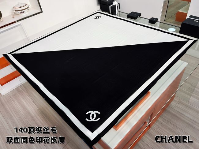 Chanel Wool and Silk Shawl AAC494-1 Chanel Wool and Silk Shawl AAC494-1