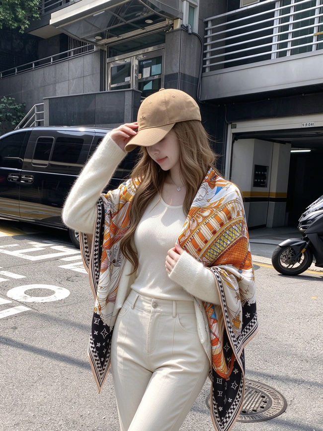 Louis Vuitton Monogram Shine Shawl M9A254-5