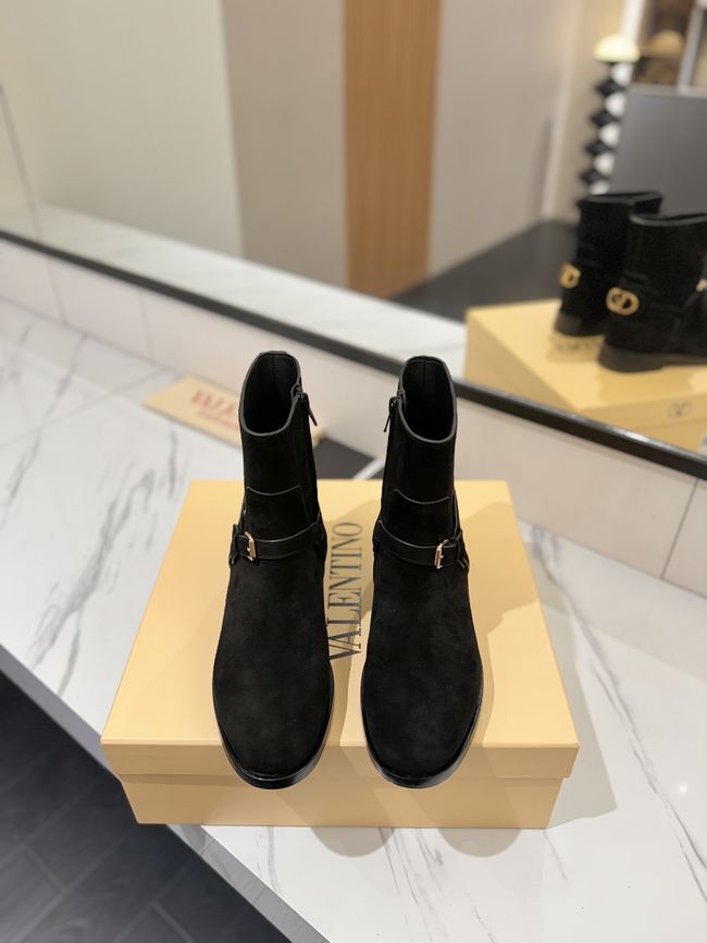 Valentino LOGO cowhide ankle boots S0QN8-2
