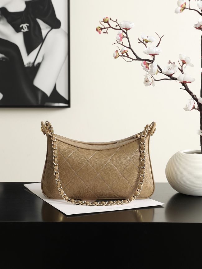 CHANEL Hobo Bag AS6640 apricot