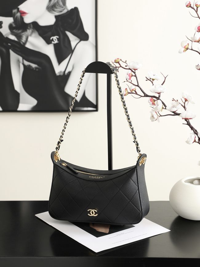 CHANEL Hobo Bag AS6640 black CHANEL Hobo Bag AS6640 black