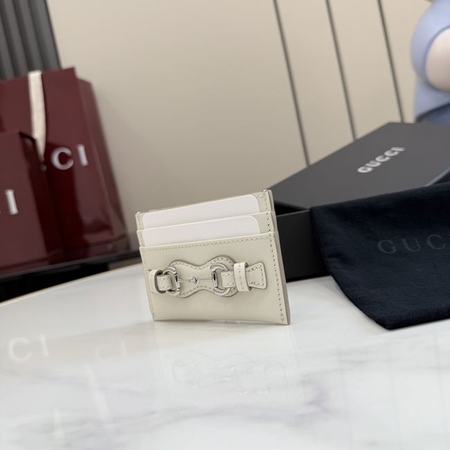 Gucci Card case with Horsebit A006YR white