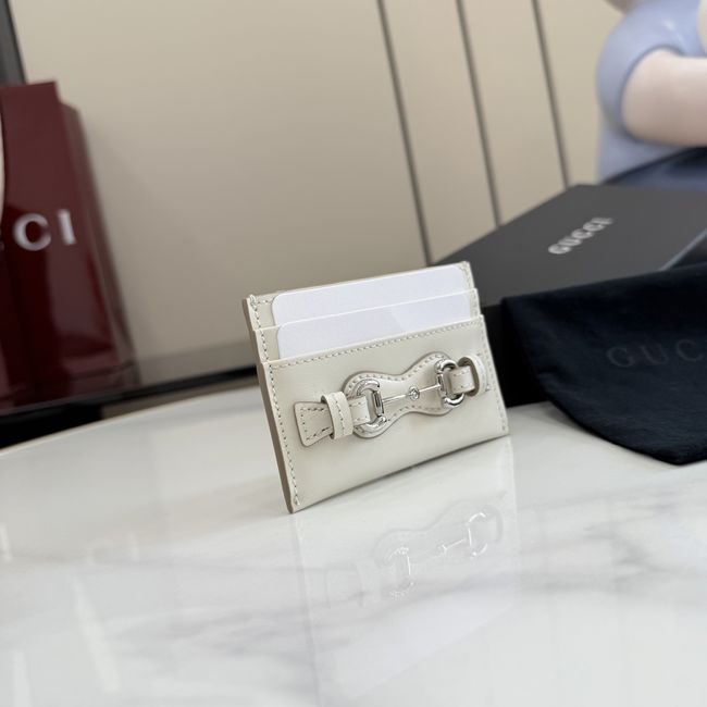 Gucci Card case with Horsebit A006YR white