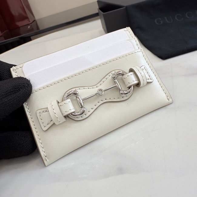 Gucci Card case with Horsebit A006YR white