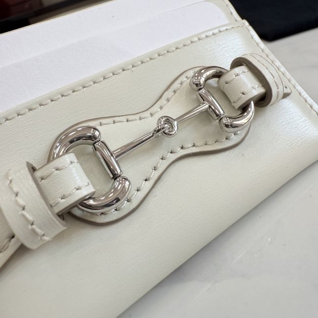 Gucci Card case with Horsebit A006YR white