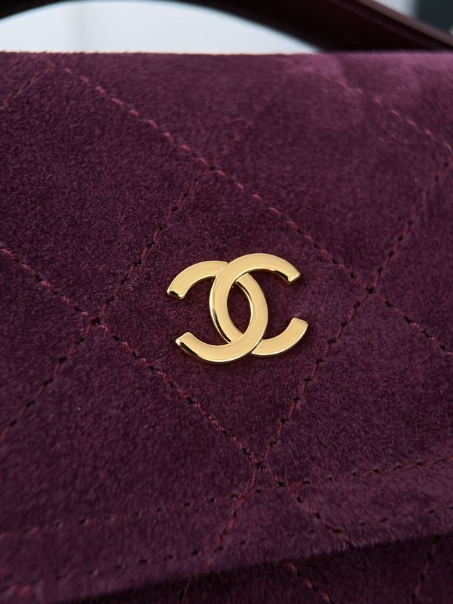 Chanel Backpack AS6465 Burgundy