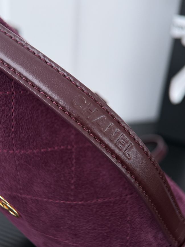 Chanel Backpack AS6465 Burgundy
