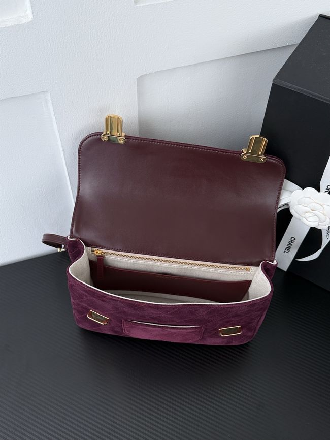 Chanel Backpack AS6465 Burgundy