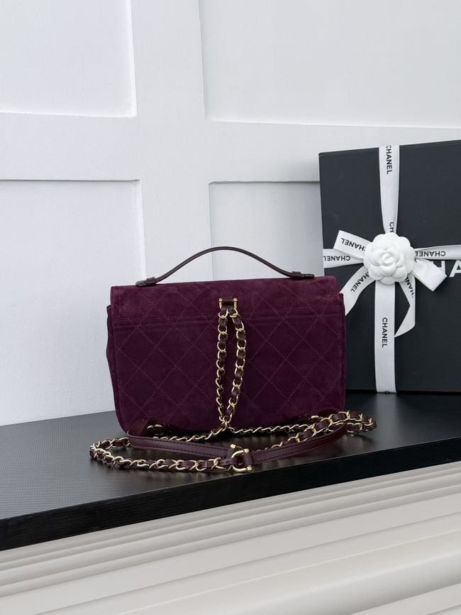 Chanel Backpack AS6465 Burgundy