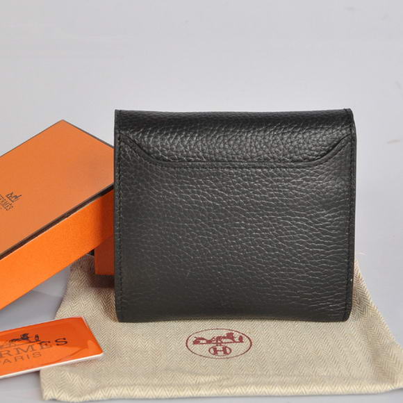 Hermes Constance Wallets Togo Leather A608 Black Hermes Constance Wallets Togo Leather A608 Black