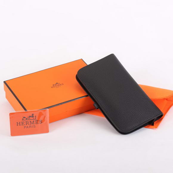 Hermes Dogon Combined Wallets A508 Black Hermes Dogon Combined Wallets A508 Black