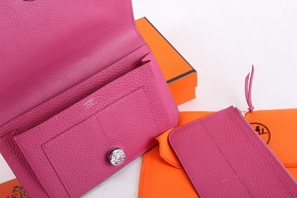 Hermes Dogon Combined Wallets A508 Roseo Hermes Dogon Combined Wallets A508 Roseo