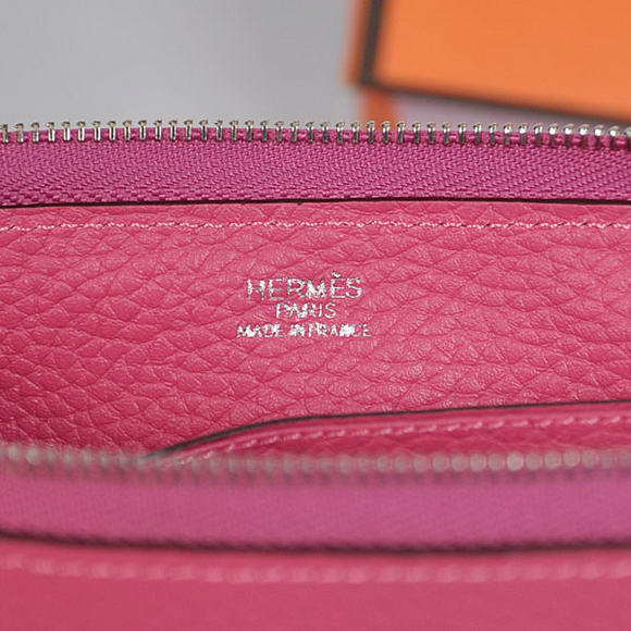 Hermes Zipper Cards Wallet Togo Leather A908 Peach Hermes Zipper Cards Wallet Togo Leather A908 Peach