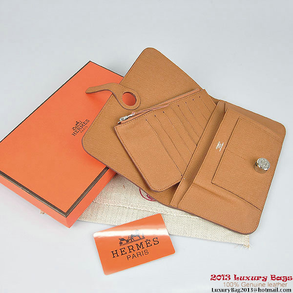 Hermes Dogon Wallet Travel Case H001 Camel Hermes Dogon Wallet Travel Case H001 Camel