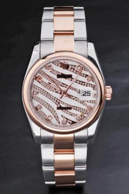 Rolex Datejust 18k Rose-Gold Plated Steel 34mm Watch-RD3756 Rolex Datejust 18k Rose-Gold Plated Steel 34mm Watch-RD3756