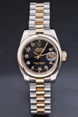 Rolex Datejust Black Stainless Steel 25mm Watch-RD3788 Rolex Datejust Black Stainless Steel 25mm Watch-RD3788