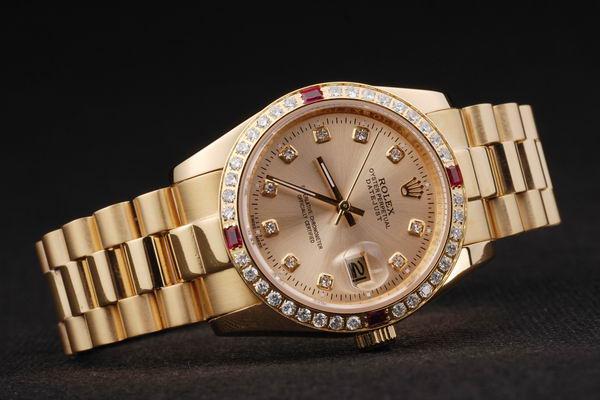 Rolex Datejust Diamond Cutwork Men Watch-RD2403 Rolex Datejust Diamond Cutwork Men Watch-RD2403