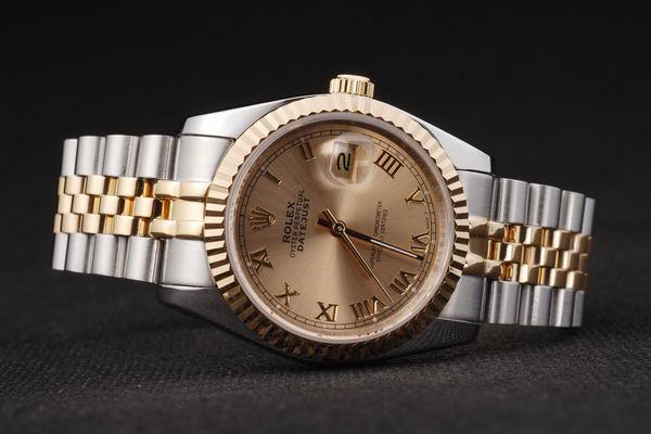 Rolex Datejust Golden Cutwork Surface Watch-RD2368 Rolex Datejust Golden Cutwork Surface Watch-RD2368
