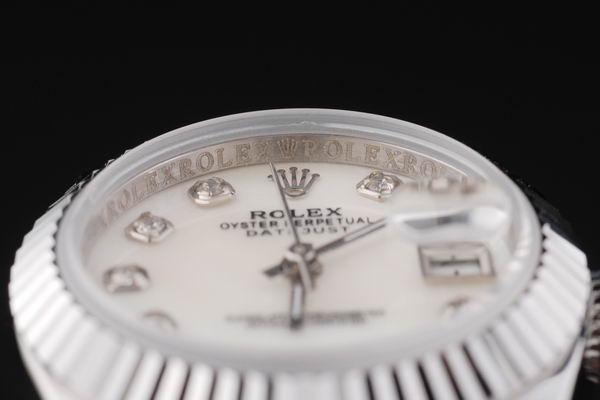 Rolex Datejust Mechanism Silver White Surface Watch-RD2455 Rolex Datejust Mechanism Silver White Surface Watch-RD2455