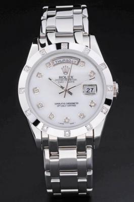 Rolex Day-Date Round Cutwork White Surface Watch-RD3846 Rolex Day-Date Round Cutwork White Surface Watch-RD3846