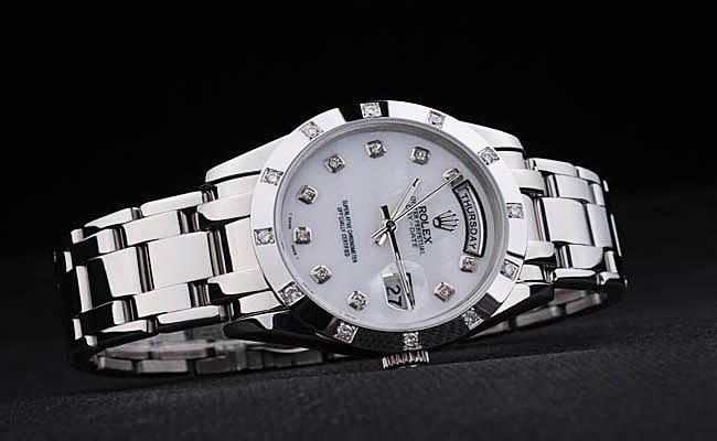 Rolex Day-Date Round Cutwork White Surface Watch-RD3846 Rolex Day-Date Round Cutwork White Surface Watch-RD3846
