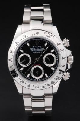 Rolex Daytona Mechanism Black Stainless Steel Watch-RD2422 Rolex Daytona Mechanism Black Stainless Steel Watch-RD2422