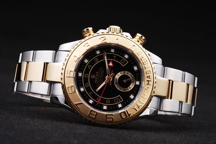 Rolex Yacht-Master II Golden Bezel&Black Surface Watch-RY3329 Rolex Yacht-Master II Golden Bezel&Black Surface Watch-RY3329