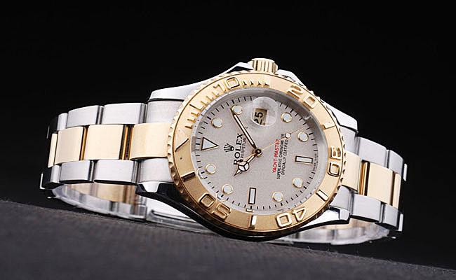 Rolex Yacht-Master II Golden Bezel&White Surface Watch-RY3746 Rolex Yacht-Master II Golden Bezel&White Surface Watch-RY3746